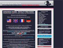 Tablet Screenshot of massivetracks.net